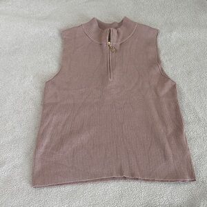 Women's Ribbed Knit Top - Pink